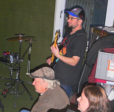 Ellis und Kevin mit Band Ellis und Kevin mit Band